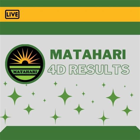 Matahari 4d results  PREDICT LUCKY